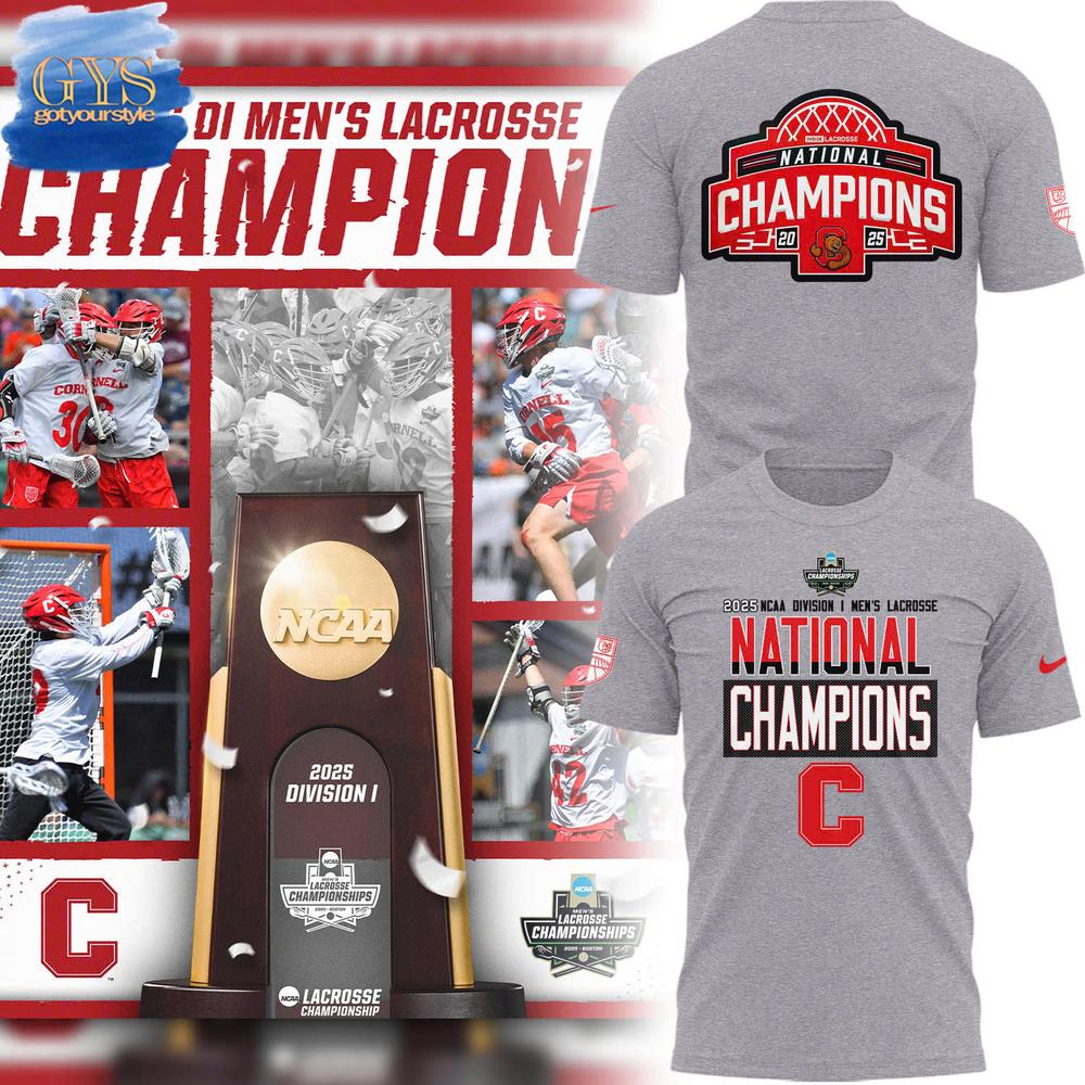 Cornell Big Red 2025 National Champions Merchandise