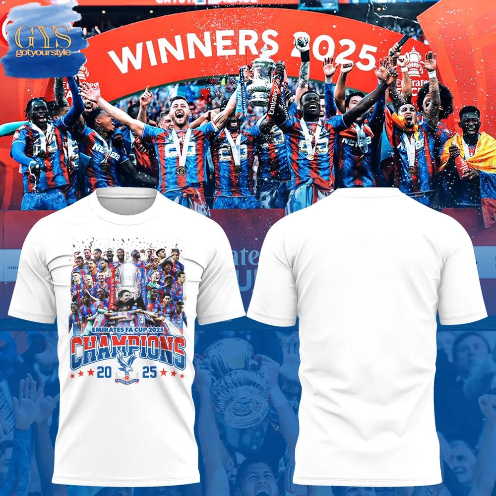 Crystal Palace FA Cup 2025 Champions Limited Edition Merch Collection