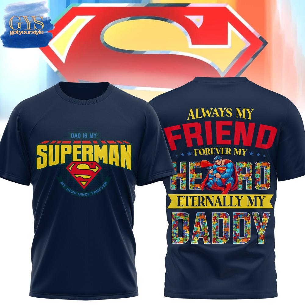 Daddy Is My Superman Autism Awareness Merchandise