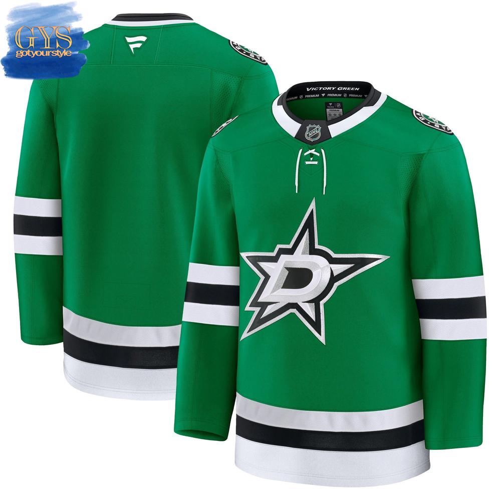 Dallas Stars Kelly Green Personalized Hockey Jersey