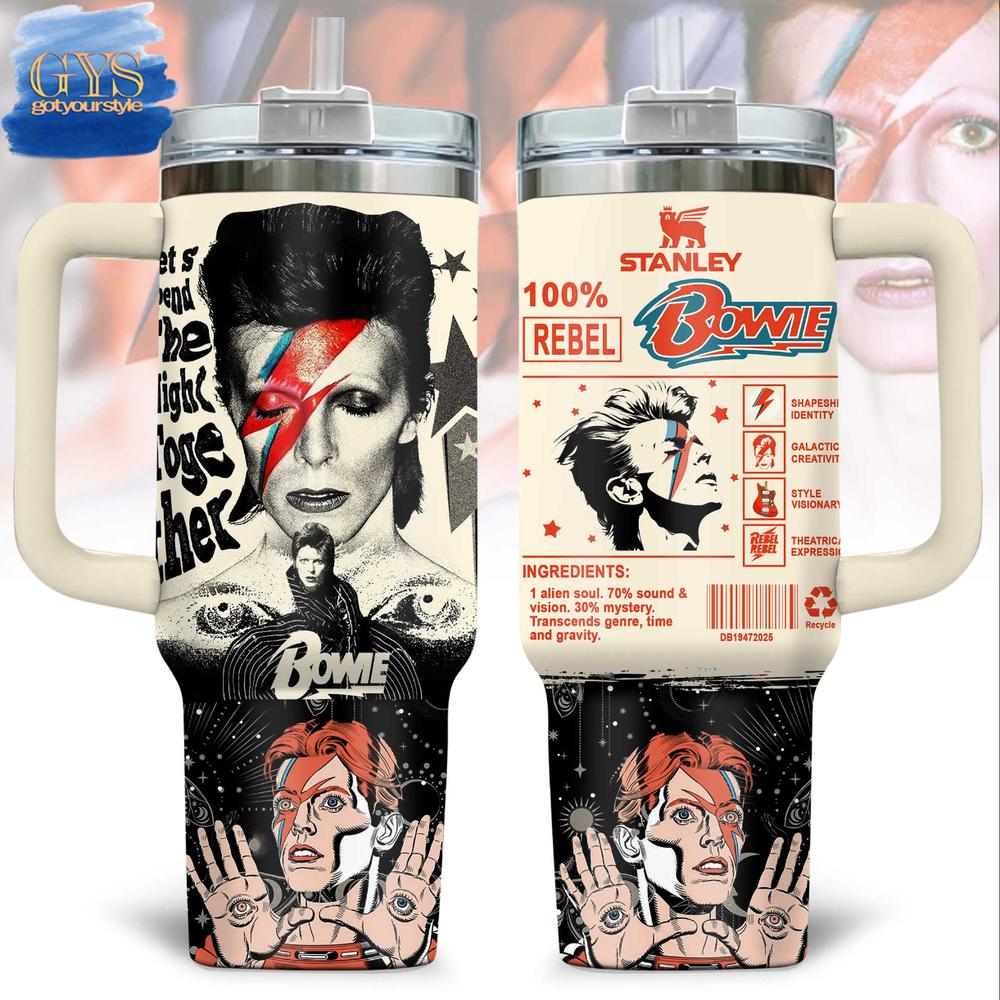 David Bowie Let’s Spend the Night Together 40 Oz Stanley Tumbler