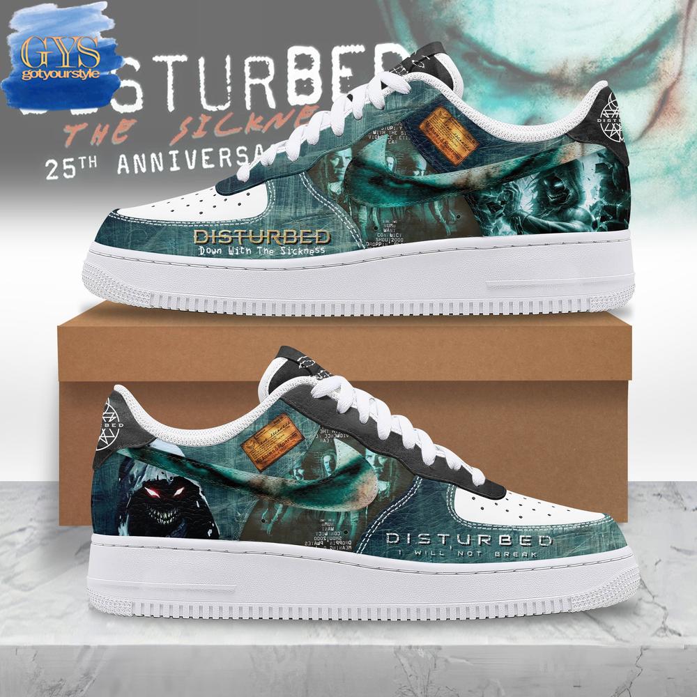 Disturbed 25th Anniversary Air Force 1 Sneakers