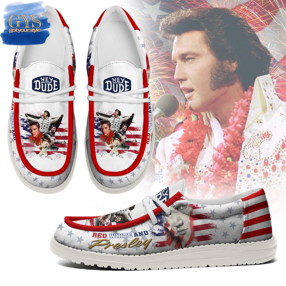 Elvis Presley Happy Independence Day Hey Dude Shoes