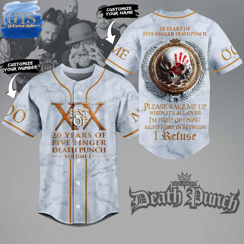 FFDP I Refuse 20 Years Anniversary Limited Edition Baseball Jersey