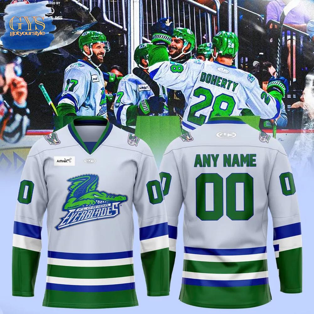 Florida Everblades 2025 New Uniform Personalized Hockey Jersey