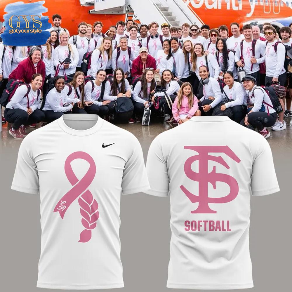 Florida State Seminoles Fighting Breast Cancer T-Shirt