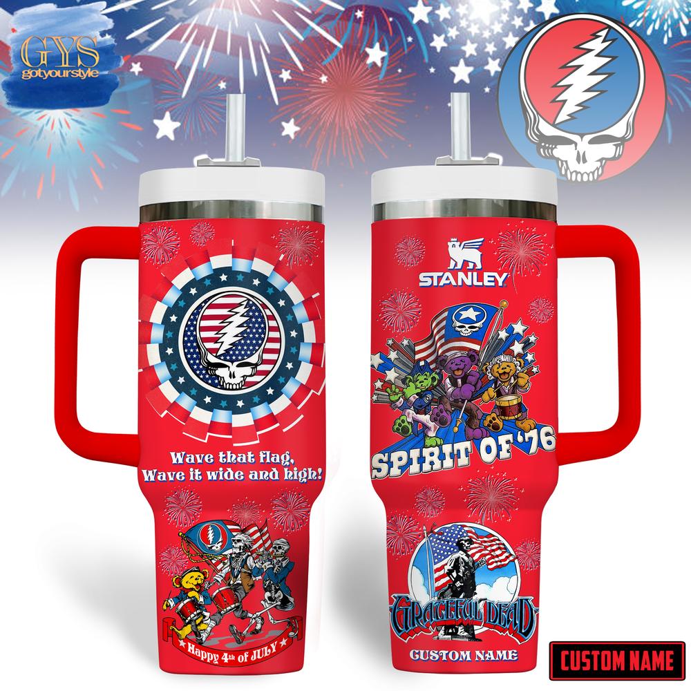 Grateful Dead Spirit Of ’76 Limited Edition 40 Oz Stanley Tumbler