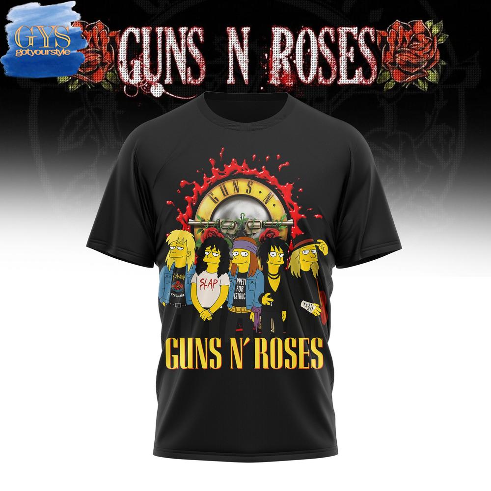 Guns N’ Roses The Simpsons Style Merch Collection