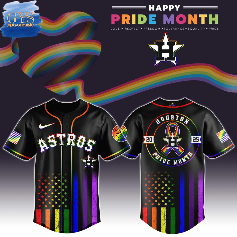Houston Astros Special Pride Month Limited Edition Jersey