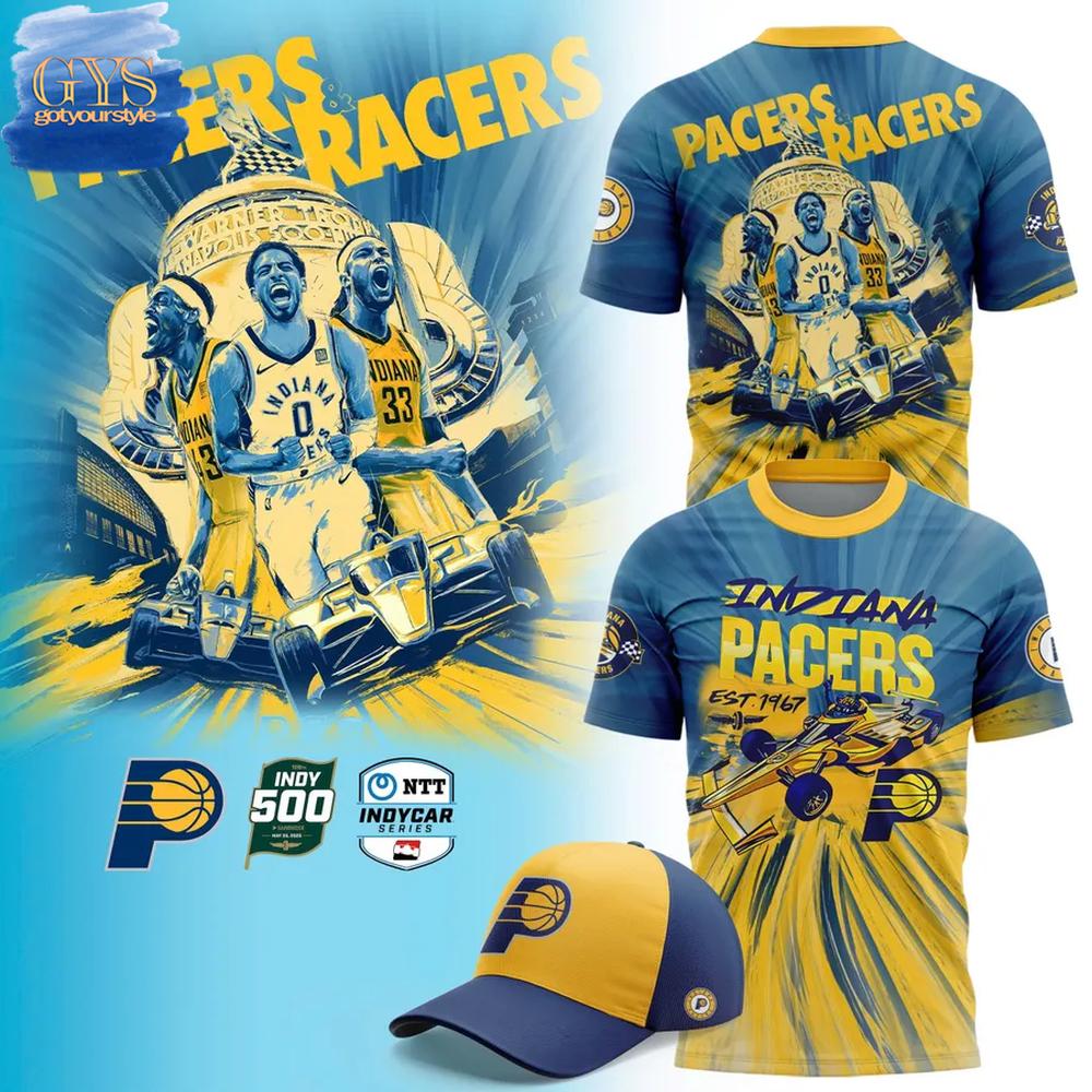 Indiana Pacers x Racers Limited Edition Merchandise