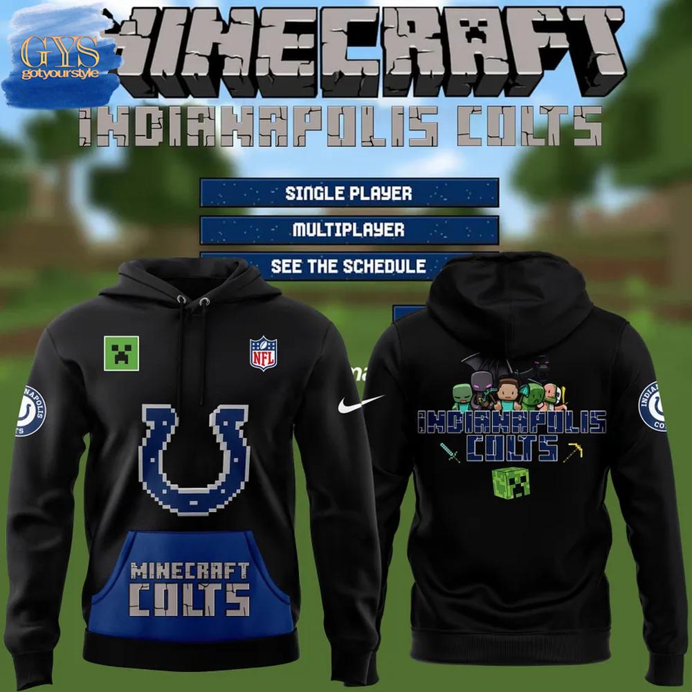 Indianapolis Colts x Minecraft Limited Edition Hoodie