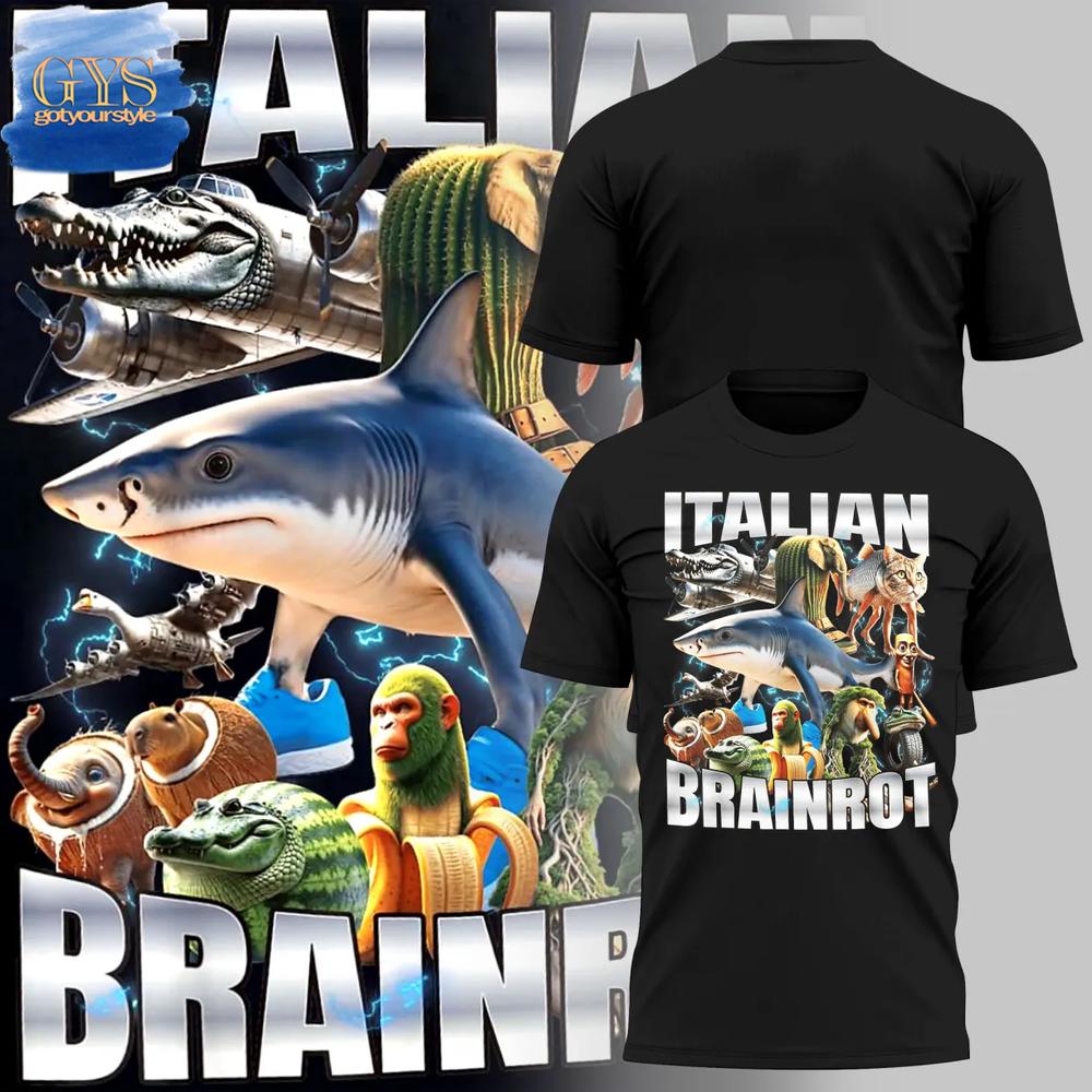 Italian Brainrot Funny Trending T-Shirt