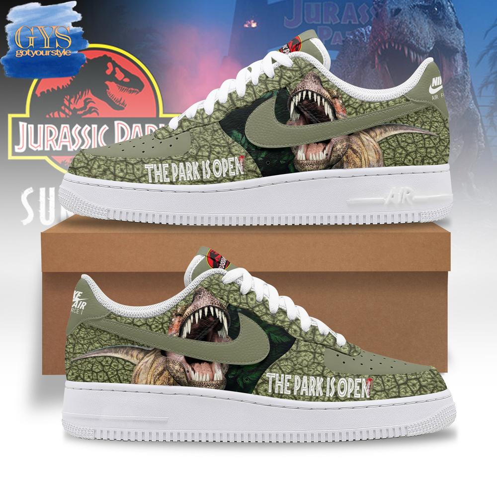 Jurassic Park The Park Is Open Limited Edition Air Force 1
