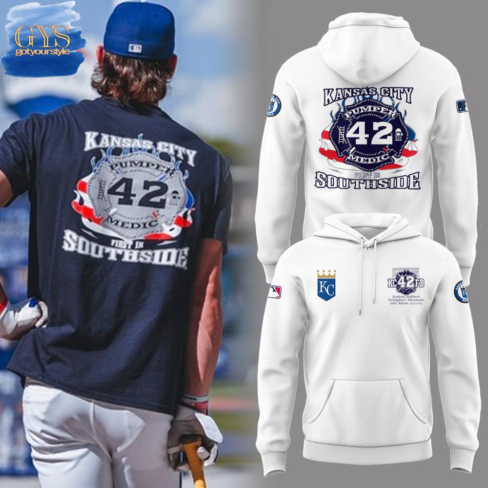 Kansas City Royals Graham Hoffman Memorial KCFD Limited Edition Hoodie