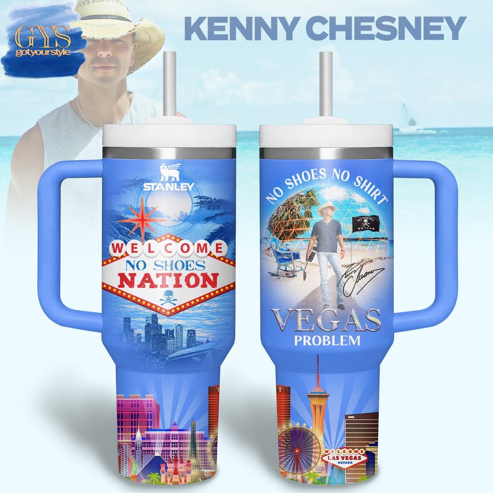 Kenny Chesney No Shoes Nation 40 Oz Stanley Tumbler