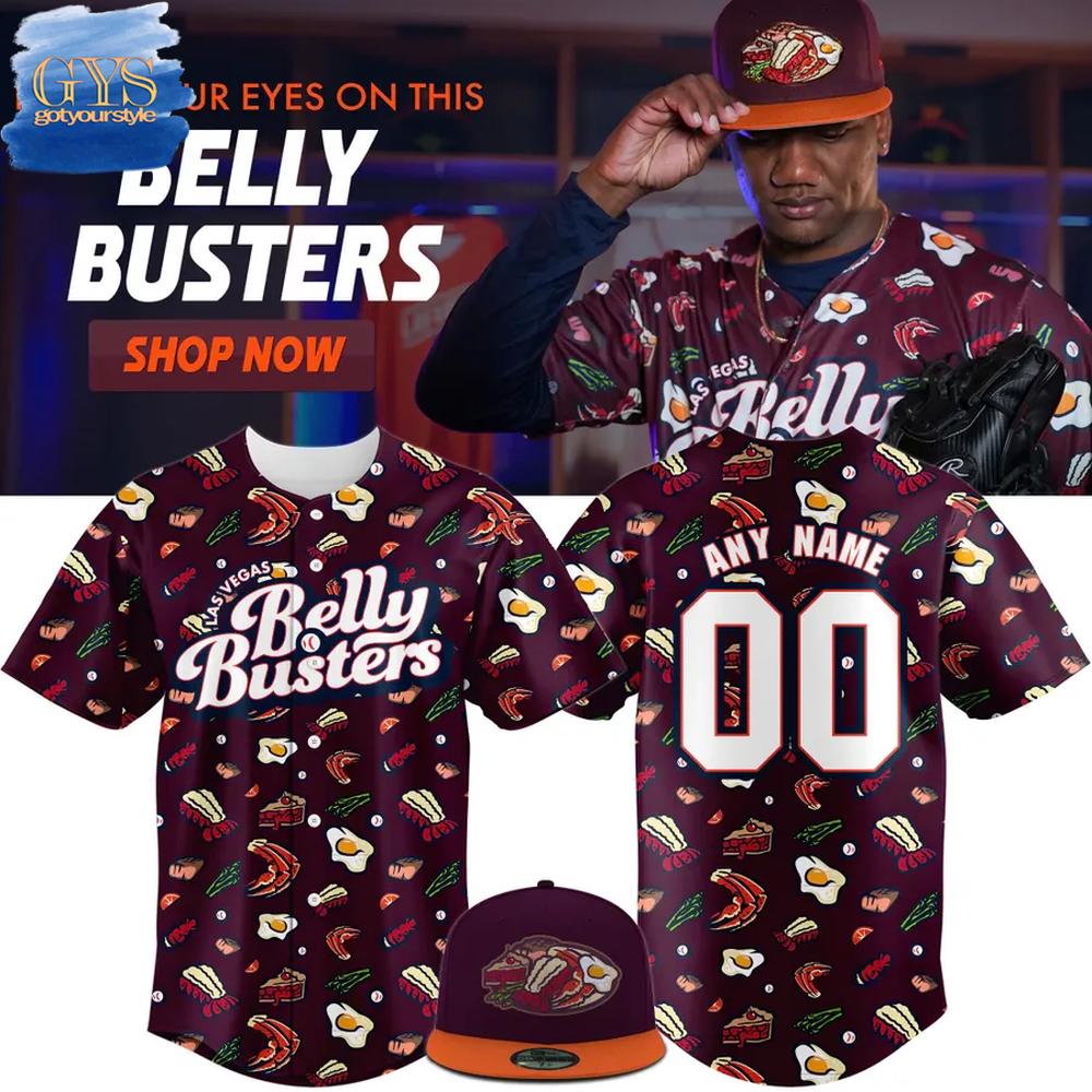 Las Vegas Aviators Belly Busters 2025 Limited Edition Baseball Jersey