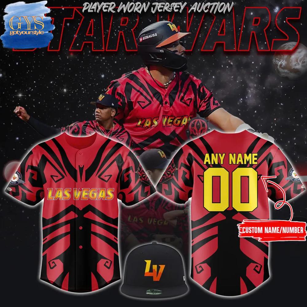 Las Vegas Aviators Star Wars Night Limited Edition Baseball Jersey