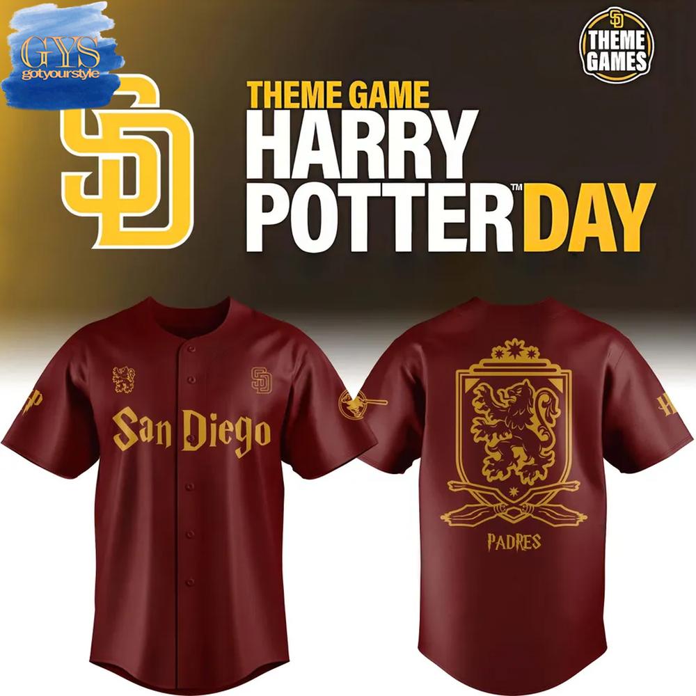 Limited Edition San Diego Padres Harry Potter Night Baseball Jersey