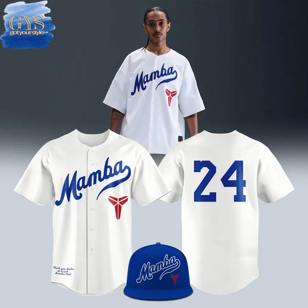 Los Angeles Dodgers Honors Kobe Mamba Limited Edition Baseball Jersey