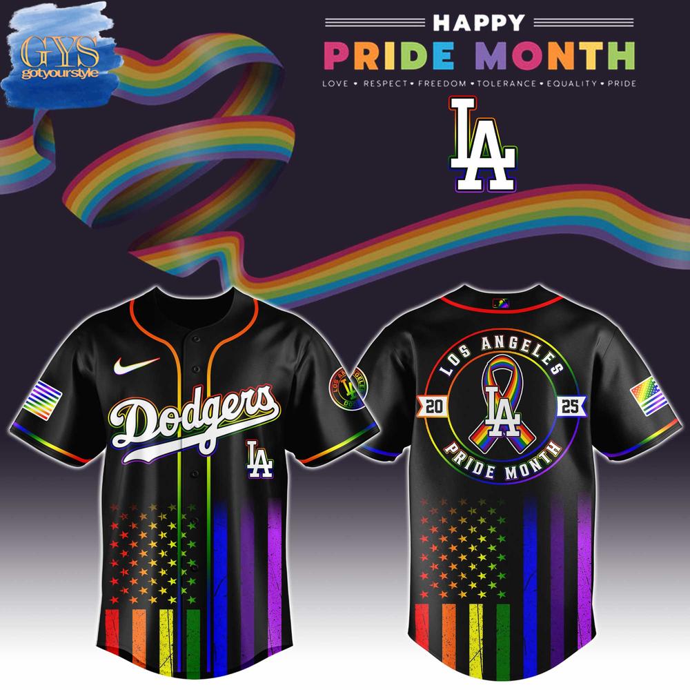 Los Angeles Dodgers Special Pride Month Limited Edition Jersey