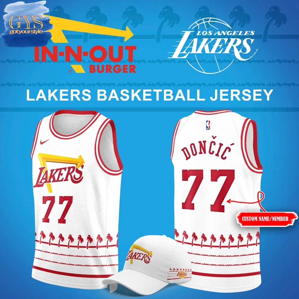 Los Angeles Lakers IN-N-OUT Burger Limited Edition Basketball Jersey