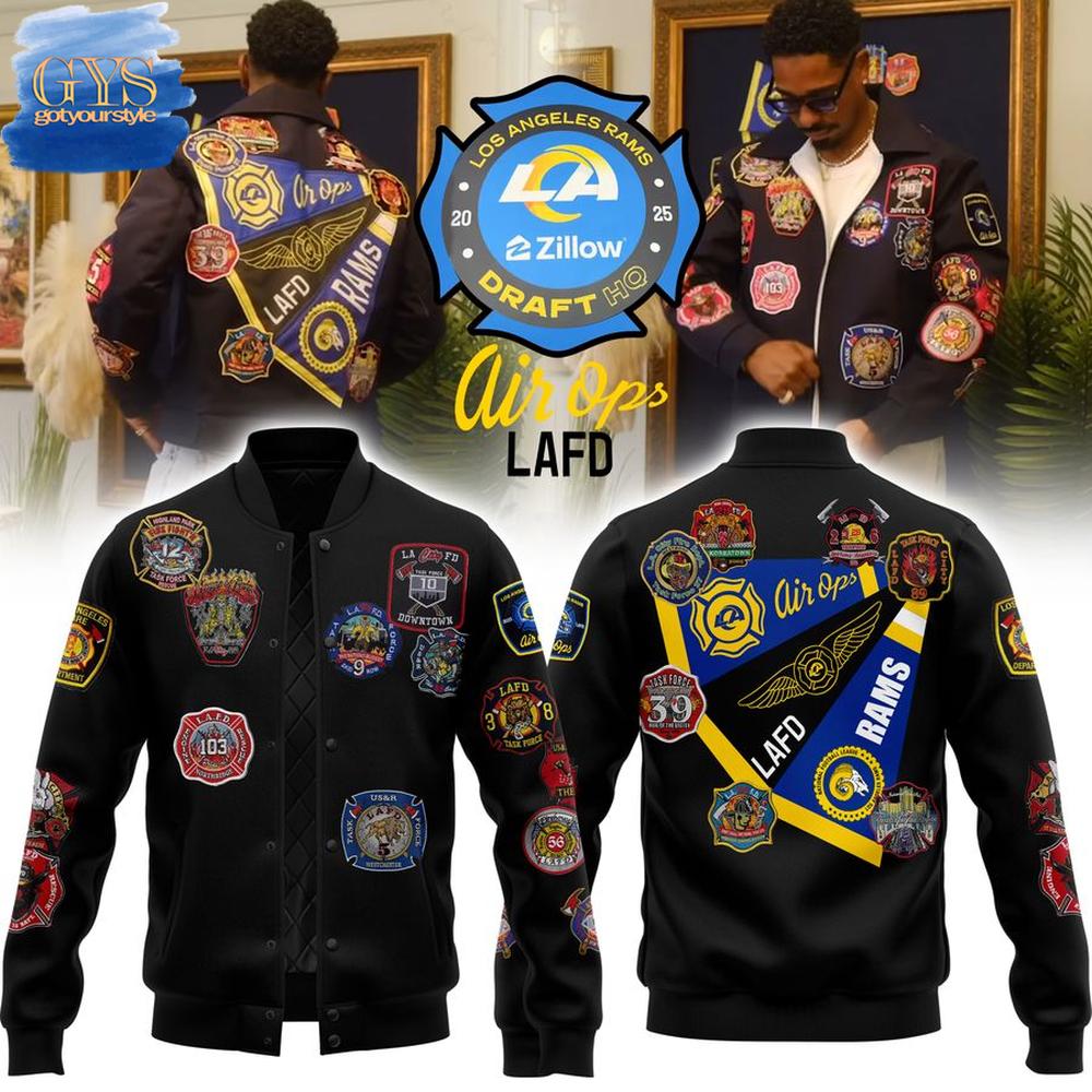 Los Angeles Rams x Kevin Leonel LAFD Limited Edition Jacket