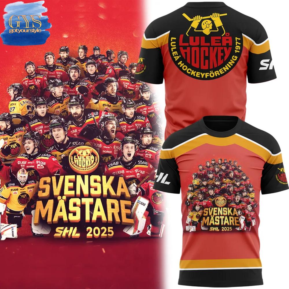 Luleå HF Svenska Mästare 2025 T-Shirt