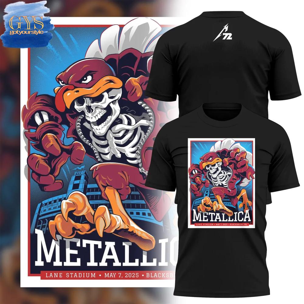 Metallica Lane Stadium M72 Tour T-Shirt