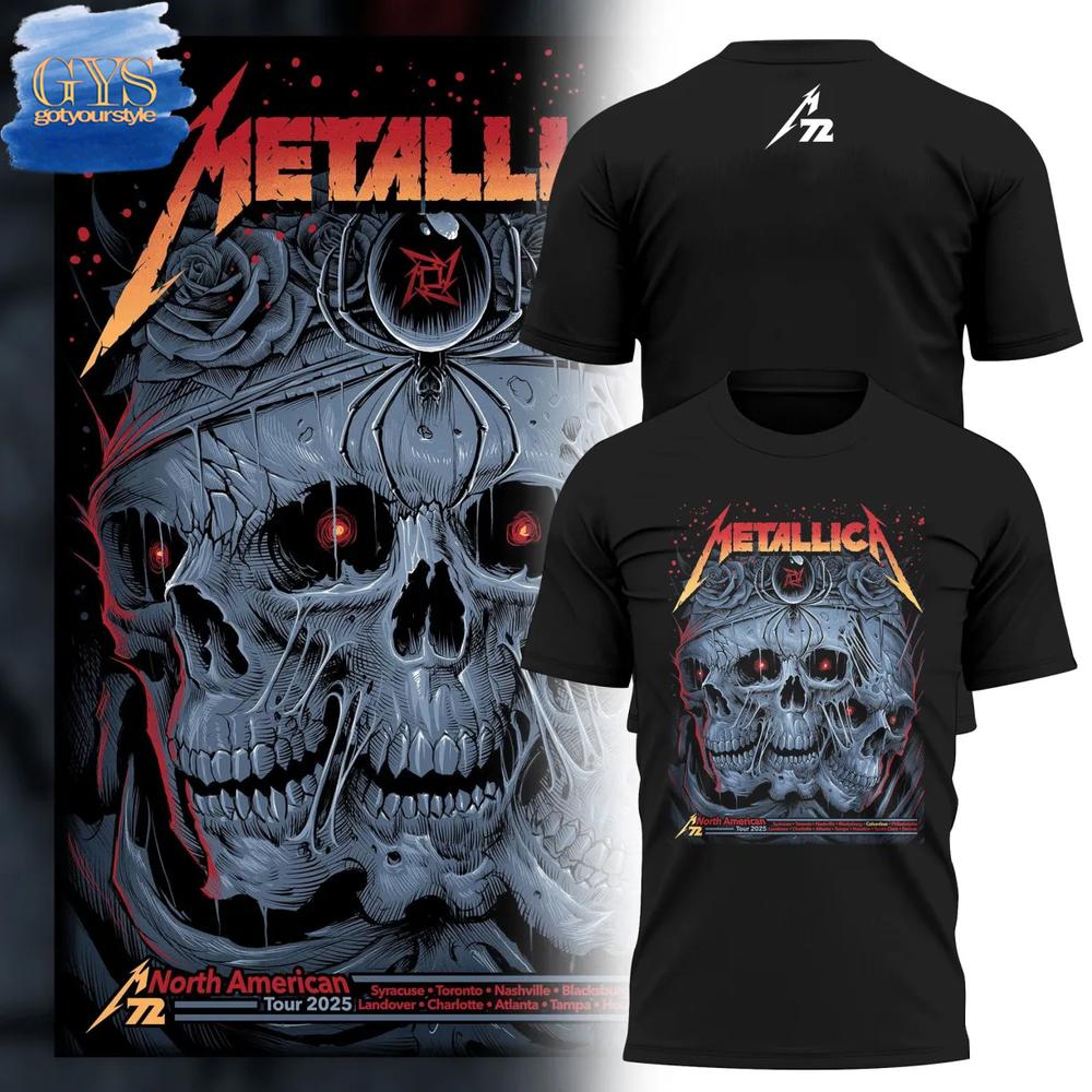 Metallica M72 North American Tour 2025 T-Shirt