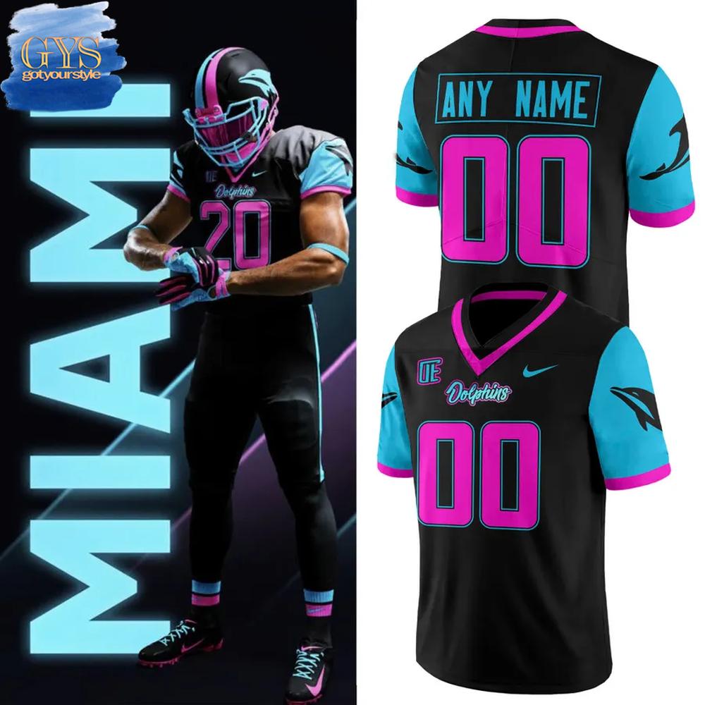 Miami Dolphins Miami Vice 2025 Limited Edition Football Jersey