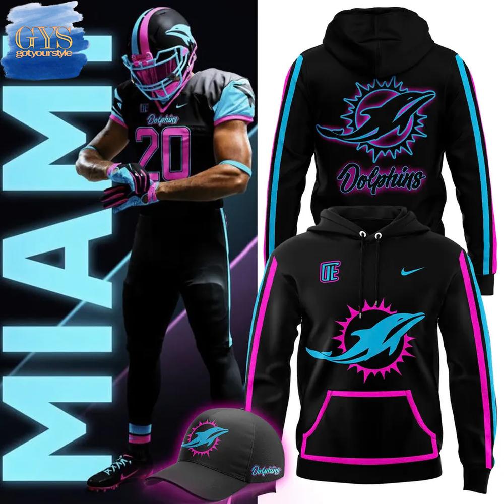 Miami Dolphins Miami Vice 2025 NFL Rivalries Limited Edition Hoodie