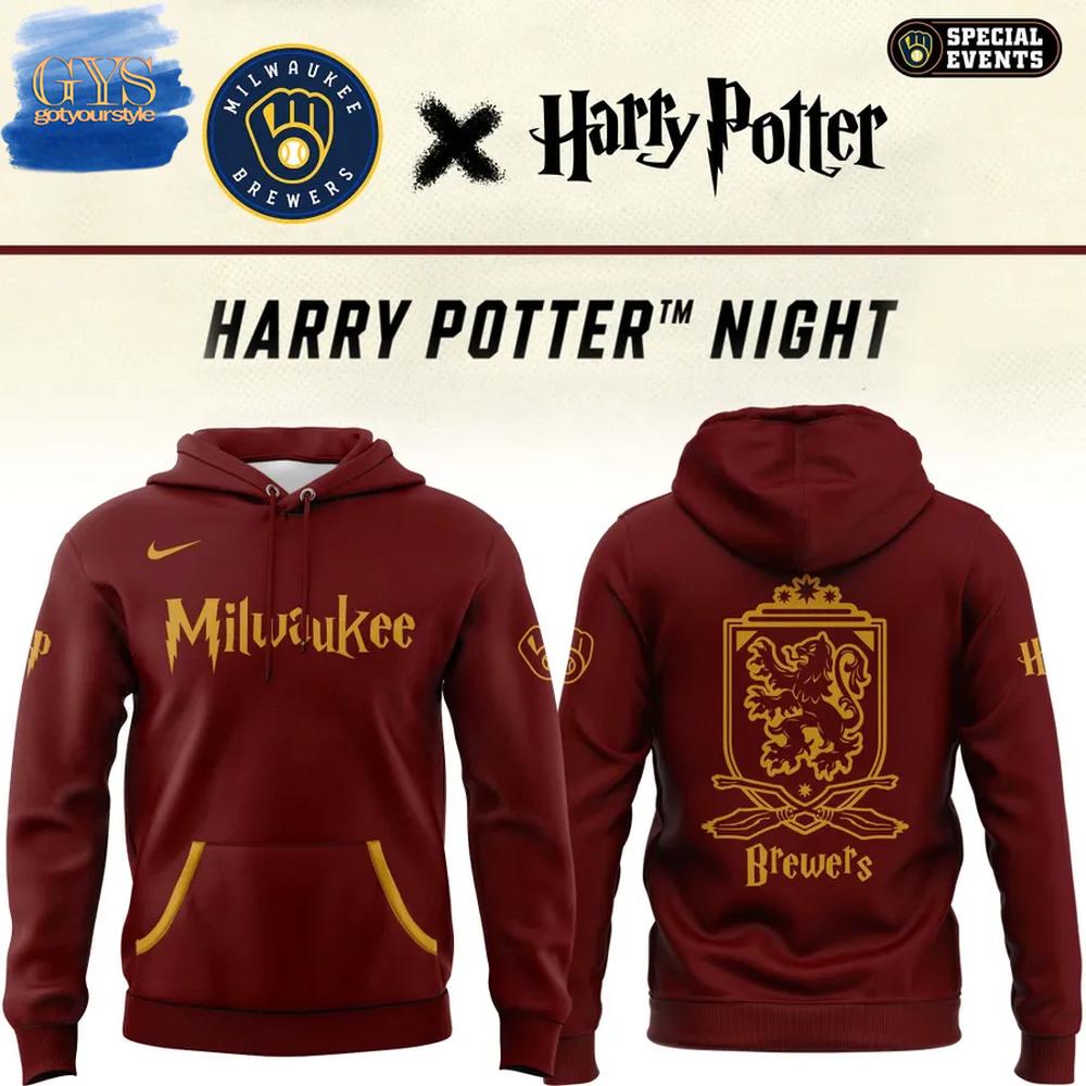 Milwaukee Brewers Harry Potter Night Special Edition Hoodie