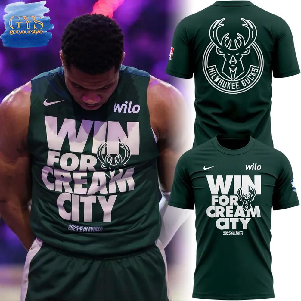 Milwaukee Bucks Win For Cream City Limited Edition Shirt
