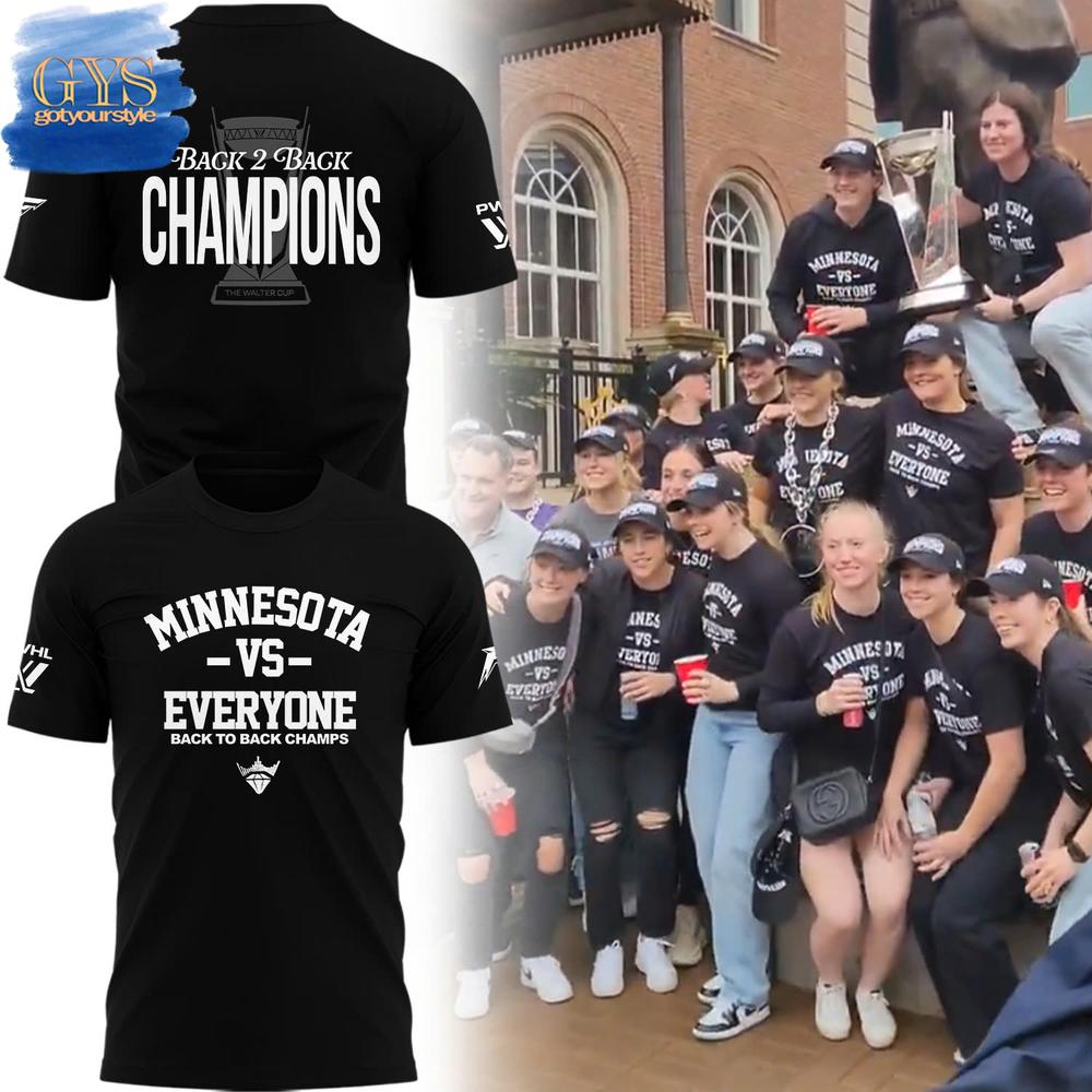 Minnesota Frost 2025 Back 2 Back Champions Limited Edition Merch Collection