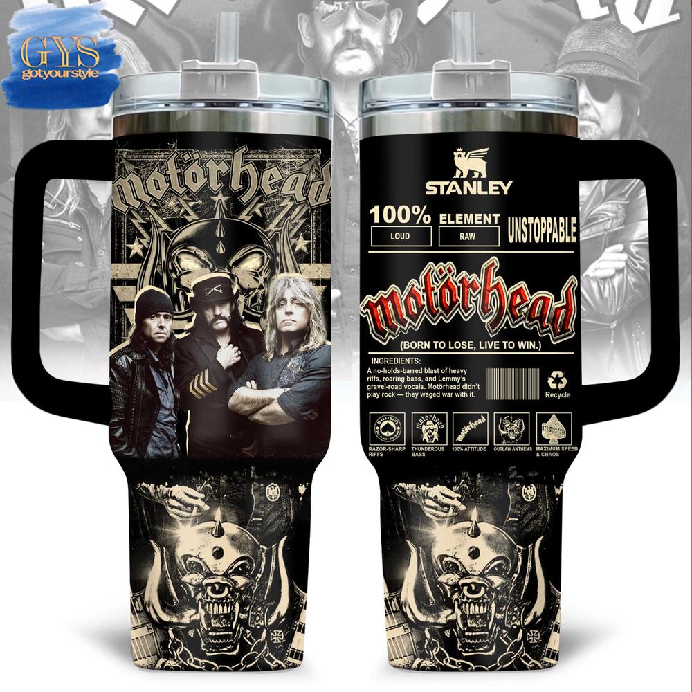 Motörhead Live To Win Limited Edition 40 Oz Stanley Tumbler Cup