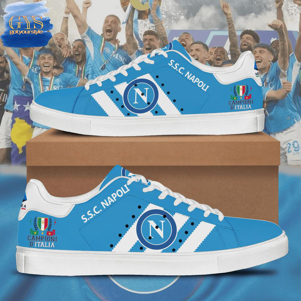 NAPOLI CAMPIONE D’ITALIA 2025 Limited Edition Stan Smith Shoes