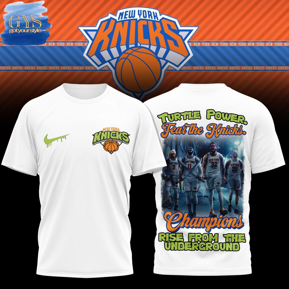 New York Knicks Turtle Power Limited Edition Shirt