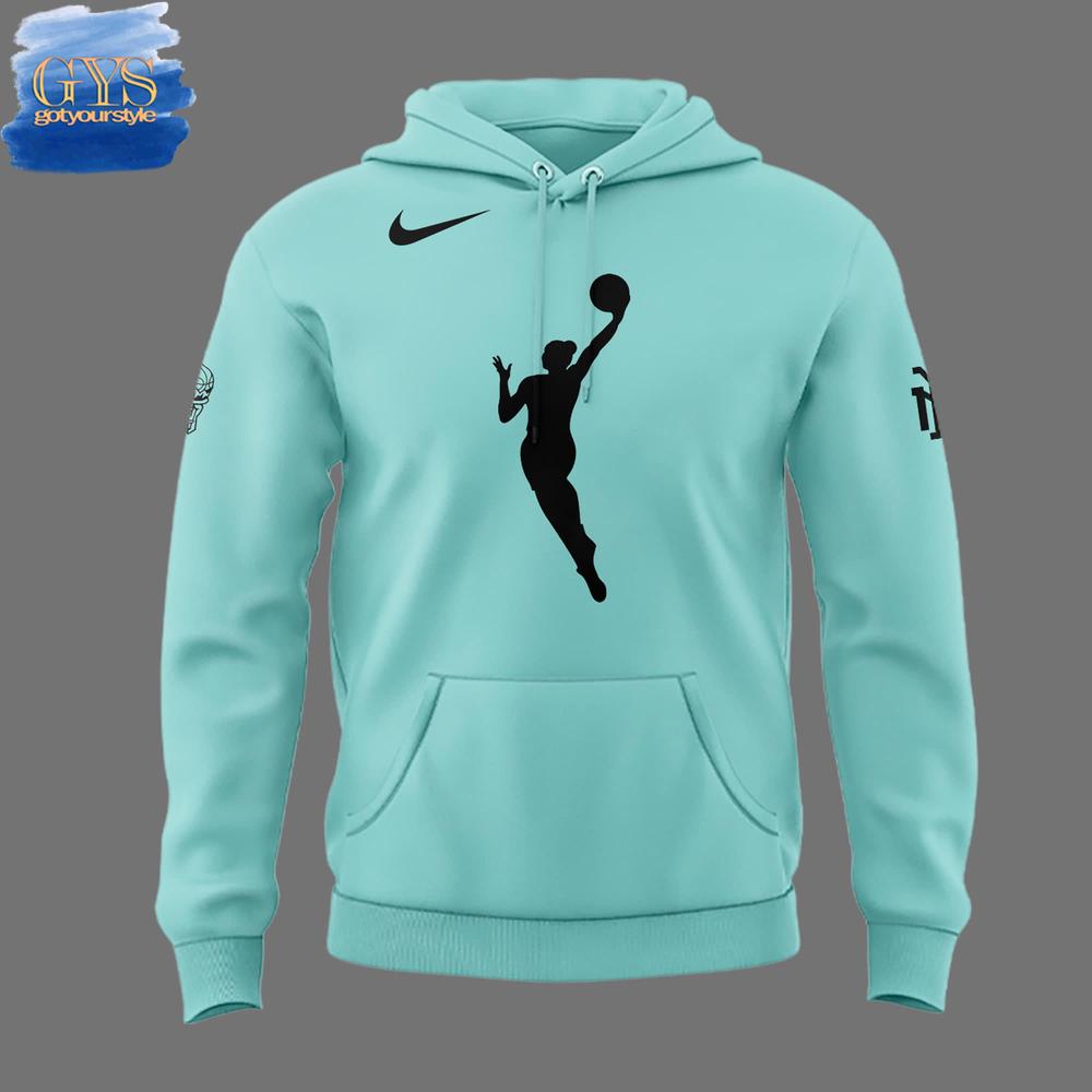 New York Liberty Basketball Limited Edition Mint Green Hoodie