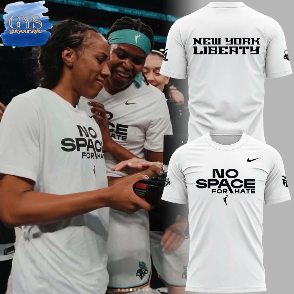 No Space For Hate New York Liberty T-Shirt