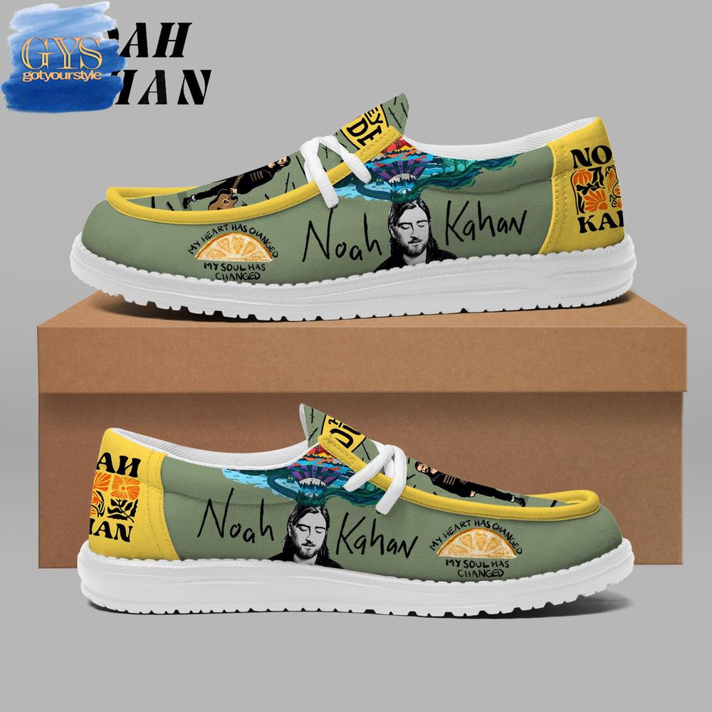 Noah Kahan Orange Juice Limited Edition Hey Dude Shoes