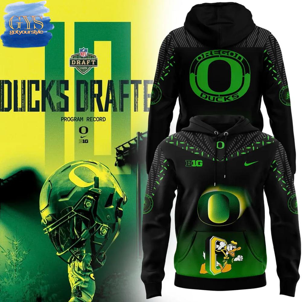 Oregon Ducks Draft 2025 Limited Edition Hoodie
