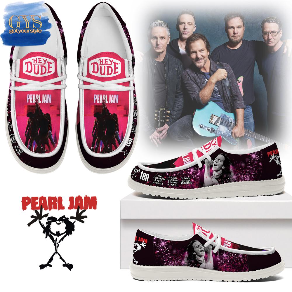 Pearl Jam Limited Edition Hey Dude Shoes