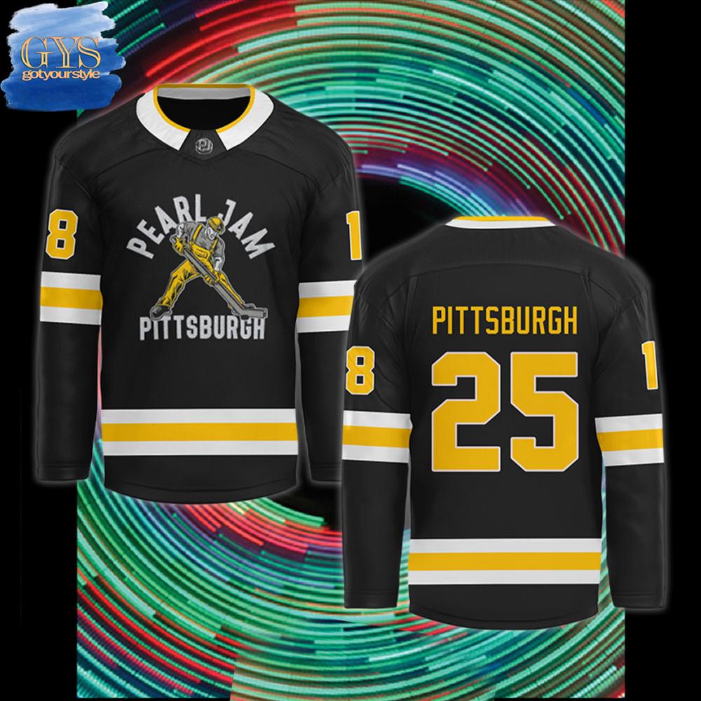 Pittsburgh Penguins x Pearl Jam Dark Matter Tour Hockey Jersey