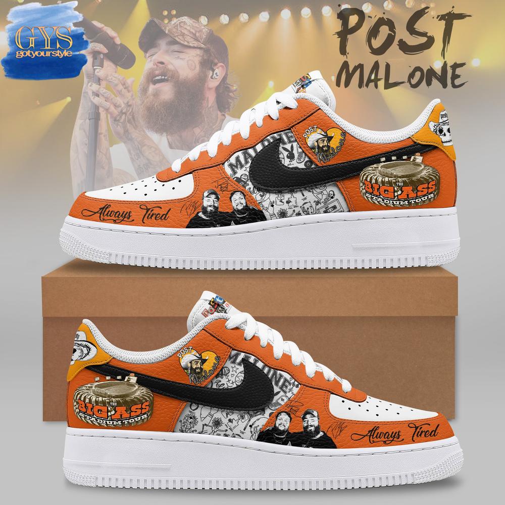 Post Malone x Jelly Roll Always Tired Limited Edition Air Force 1