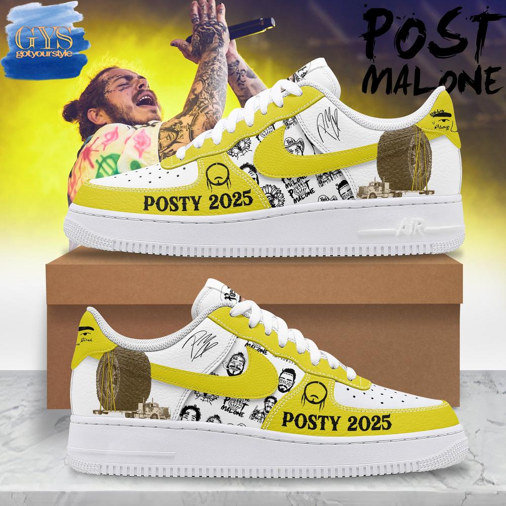 Posty 2025 Post Malone Special Edition Air Force 1