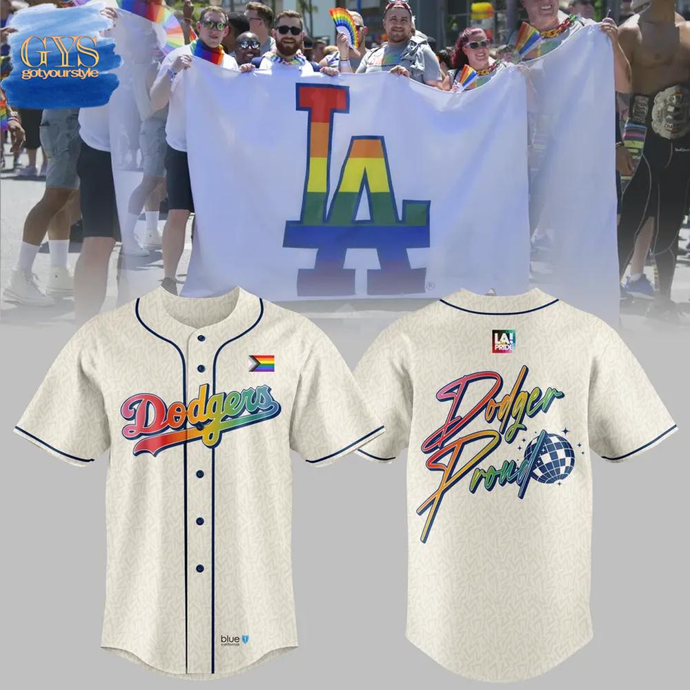 Pride Night 2025 Los Angeles Dodgers Limited Edition Baseball Jersey
