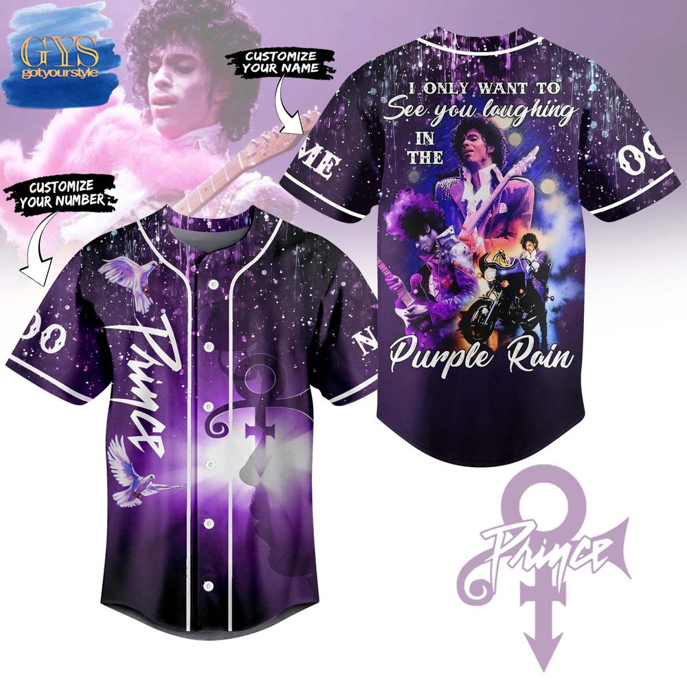 Purple Rain Prince Limited Edition Baseball Jersey