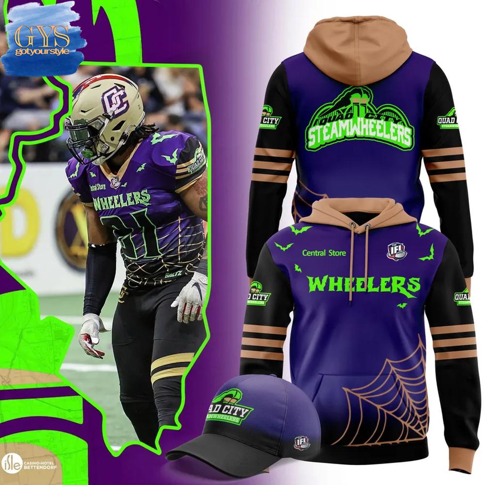 Quad City Steamwheelers Halloween Night Limited Edition Hoodie