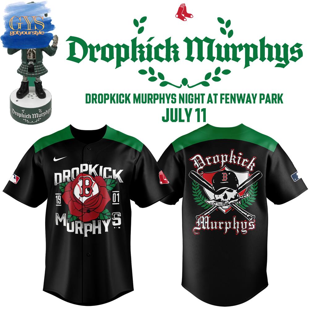 Red Sox Dropkick Murphys Night Limited Edition Baseball Jersey