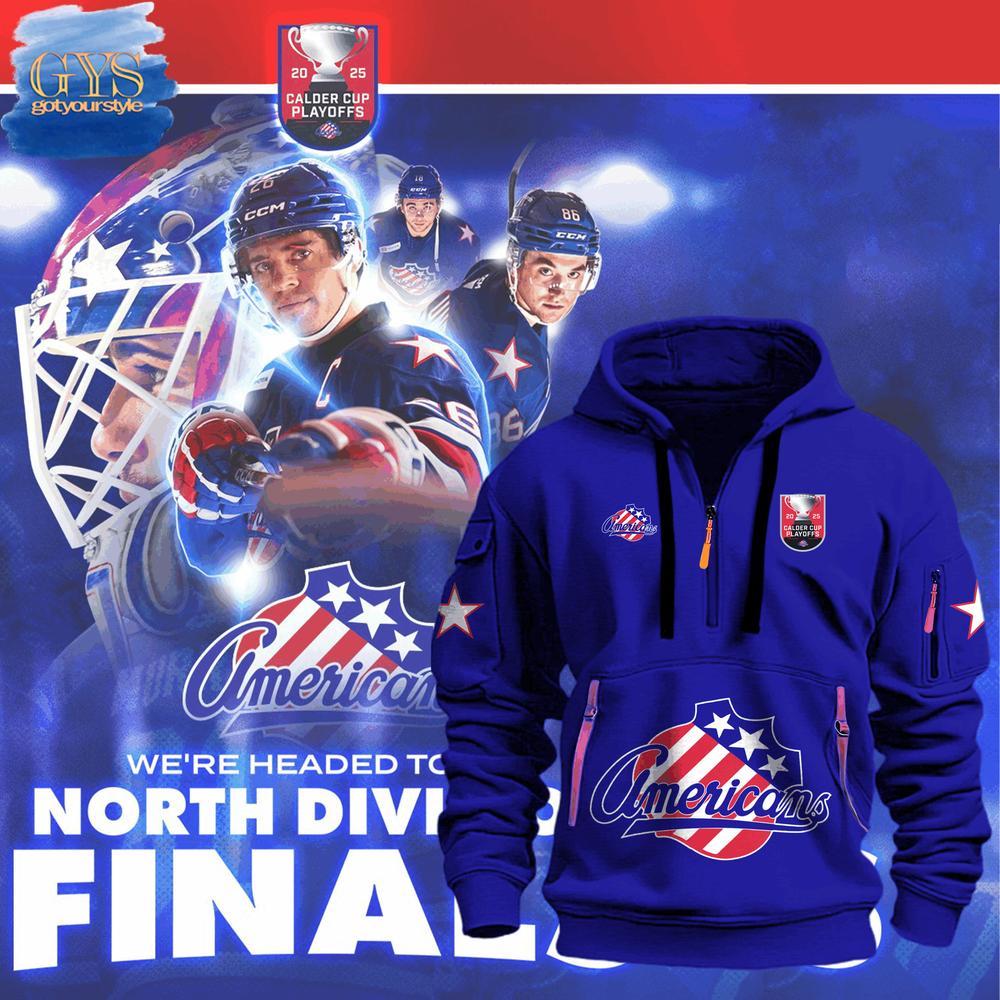 Rochester Americans North Division Finals Quarter Zip Hoodie